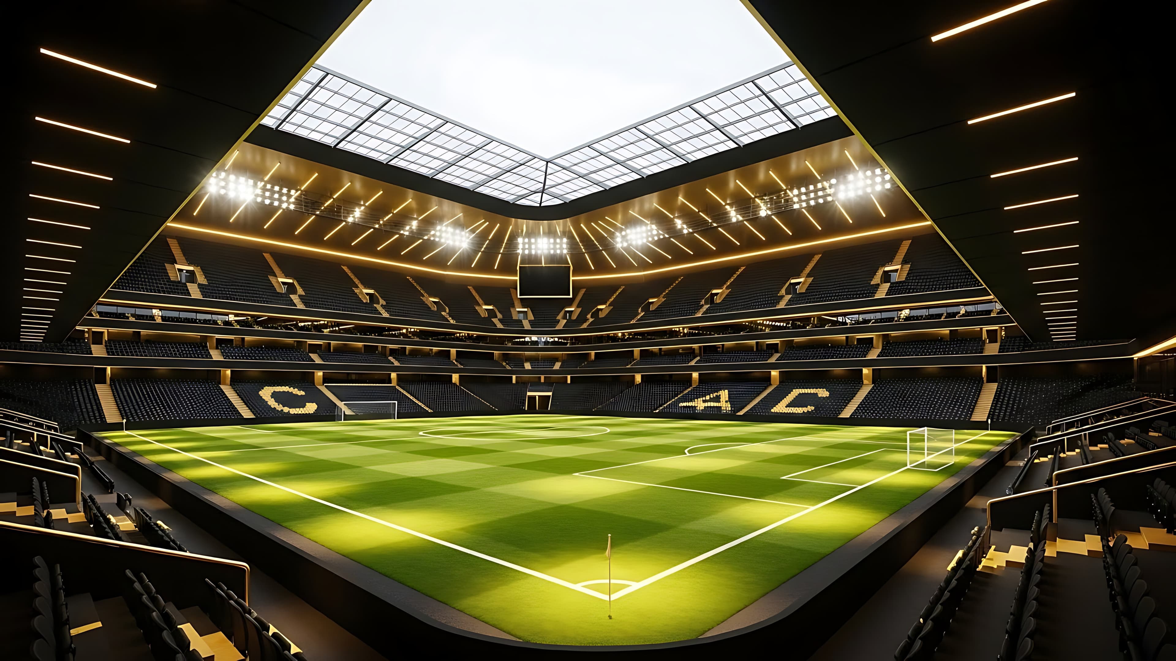 Cancha de fútbol como fondo principal de LigaGest
